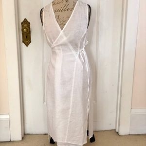 HOST PICK!! Eileen Fisher Handkerchief Linen Wrap Dress L NWT